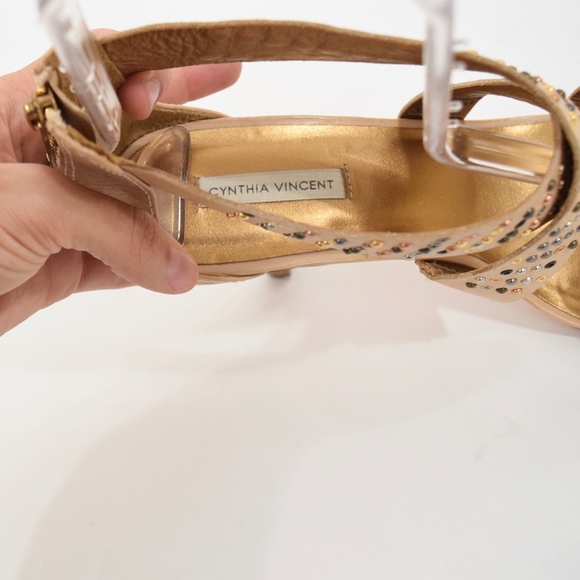 Cynthia Vincent Studded Strappy Sandals - Picture 7 of 7